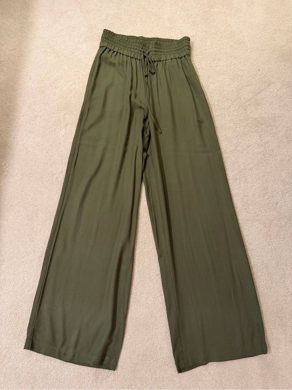 Melrose and Market olive green wide leg pants